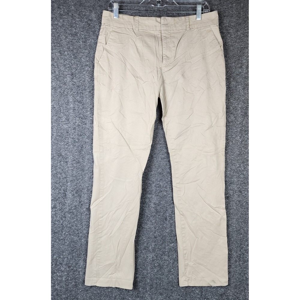 Gap Khaki Pants Womens 6 Straight Khaki Rolled Oats Tan Casual Chino EUC
